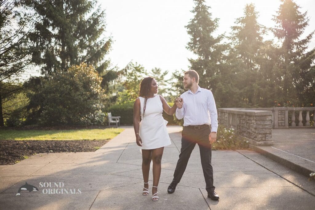 Ault Park Engagement // Edem + Michael -