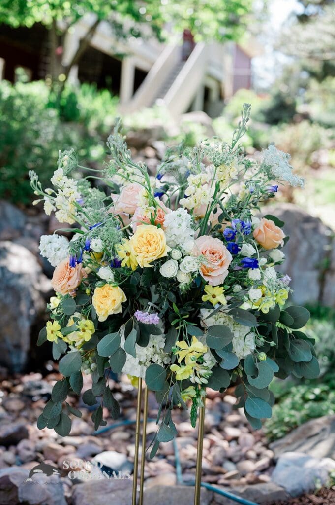 Floral details for The Red Farmhouse Bed & Breakfast Wedding