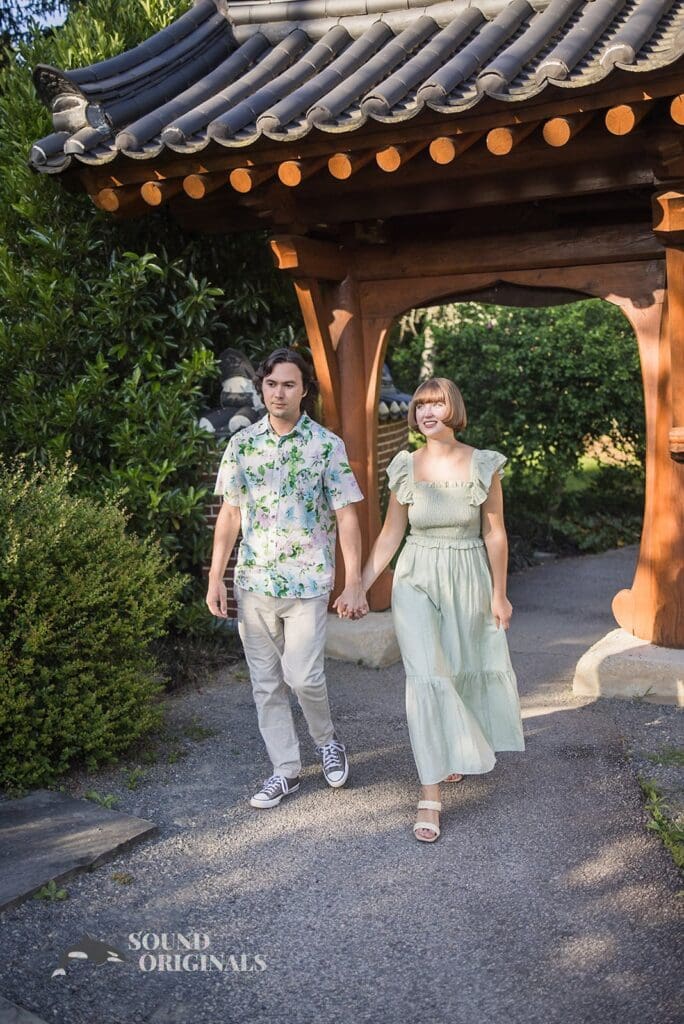 Meadowlark Garden Engagement // Isaiah + Abigail -