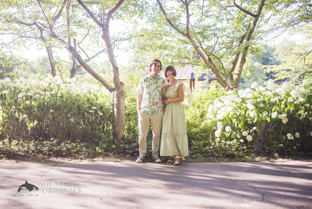 Meadowlark Garden Engagement // Isaiah + Abigail -