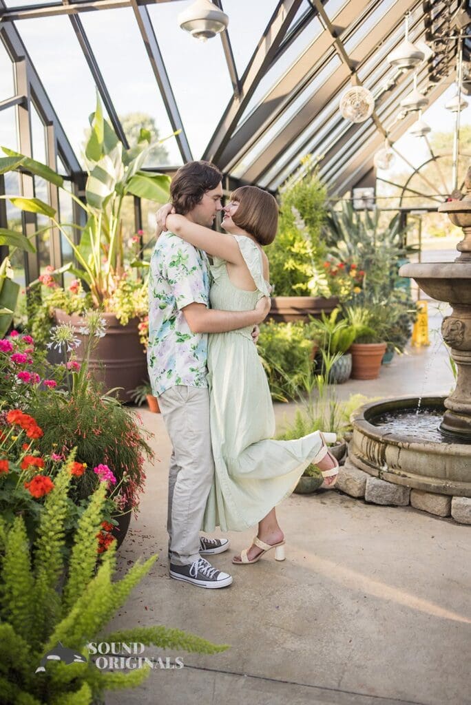 Meadowlark Garden Engagement // Isaiah + Abigail -