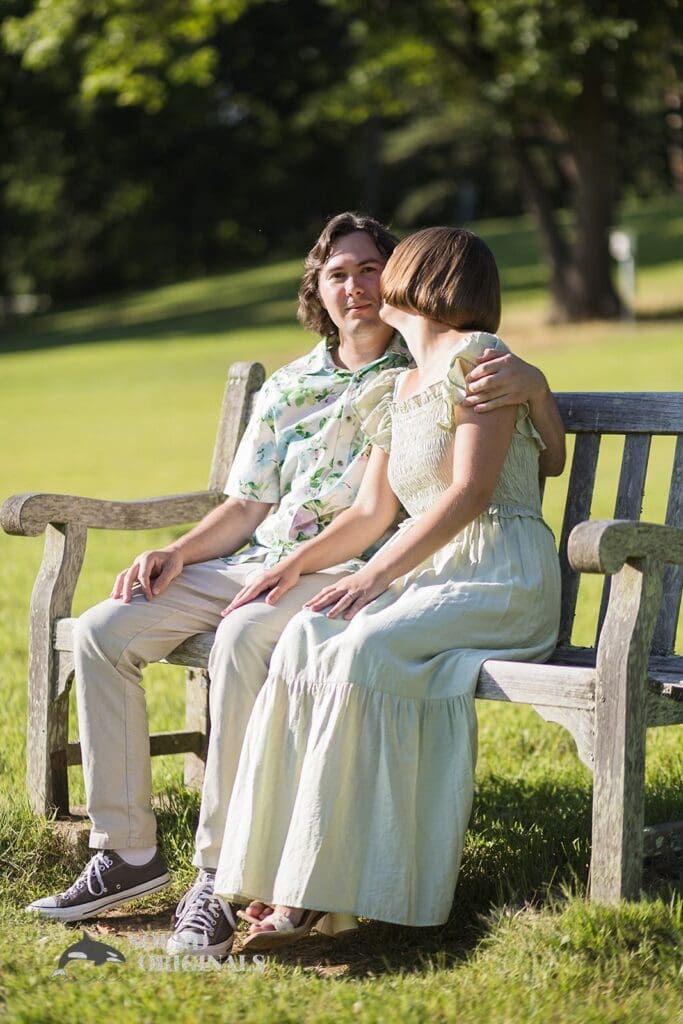 Meadowlark Garden Engagement // Isaiah + Abigail -