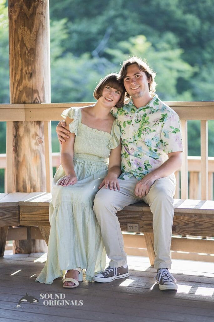 Meadowlark Garden Engagement // Isaiah + Abigail -