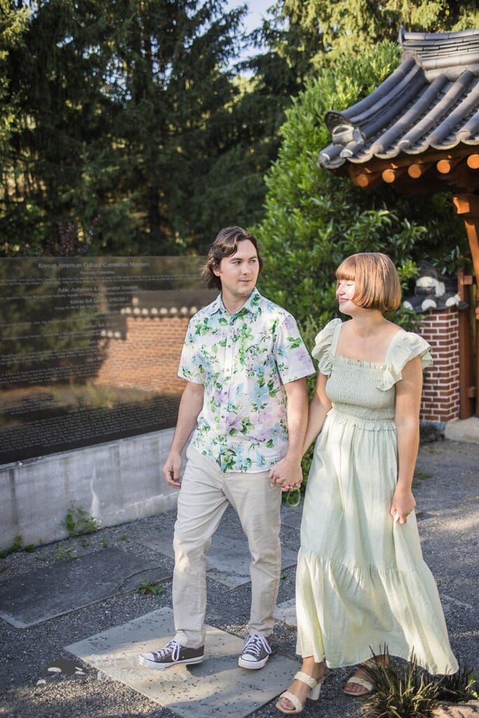 Meadowlark Garden Engagement // Isaiah + Abigail -