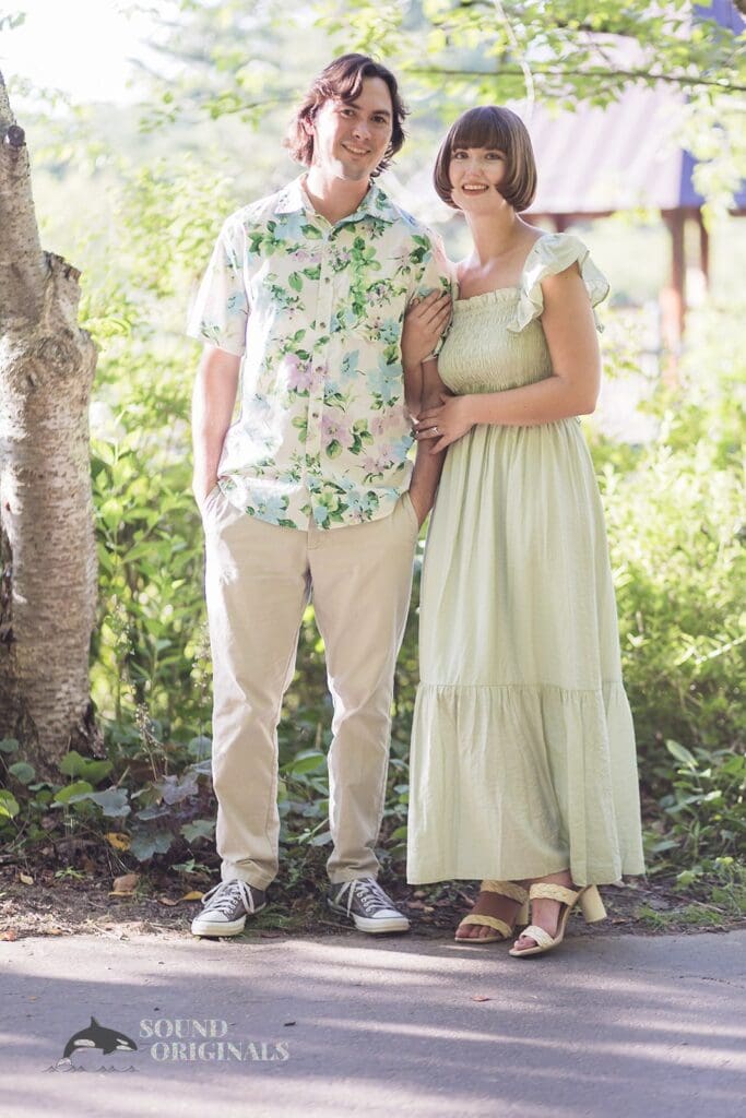 Meadowlark Garden Engagement // Isaiah + Abigail -