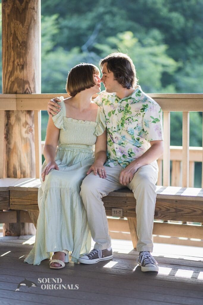 Meadowlark Garden Engagement // Isaiah + Abigail -