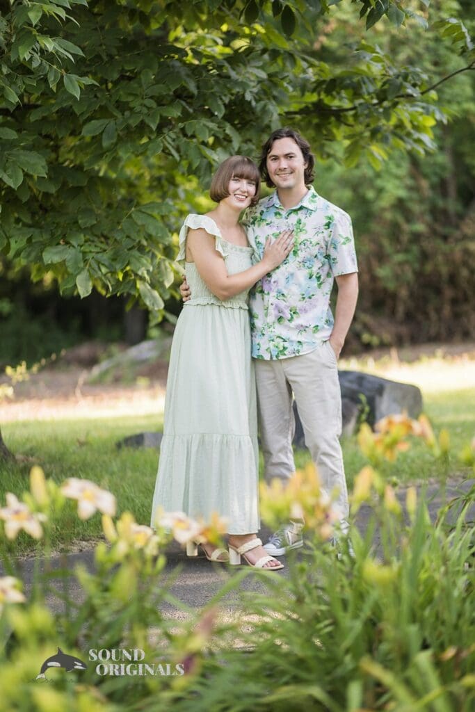 Meadowlark Garden Engagement // Isaiah + Abigail -