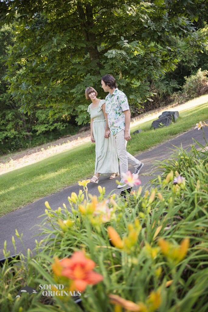 Meadowlark Garden Engagement // Isaiah + Abigail -