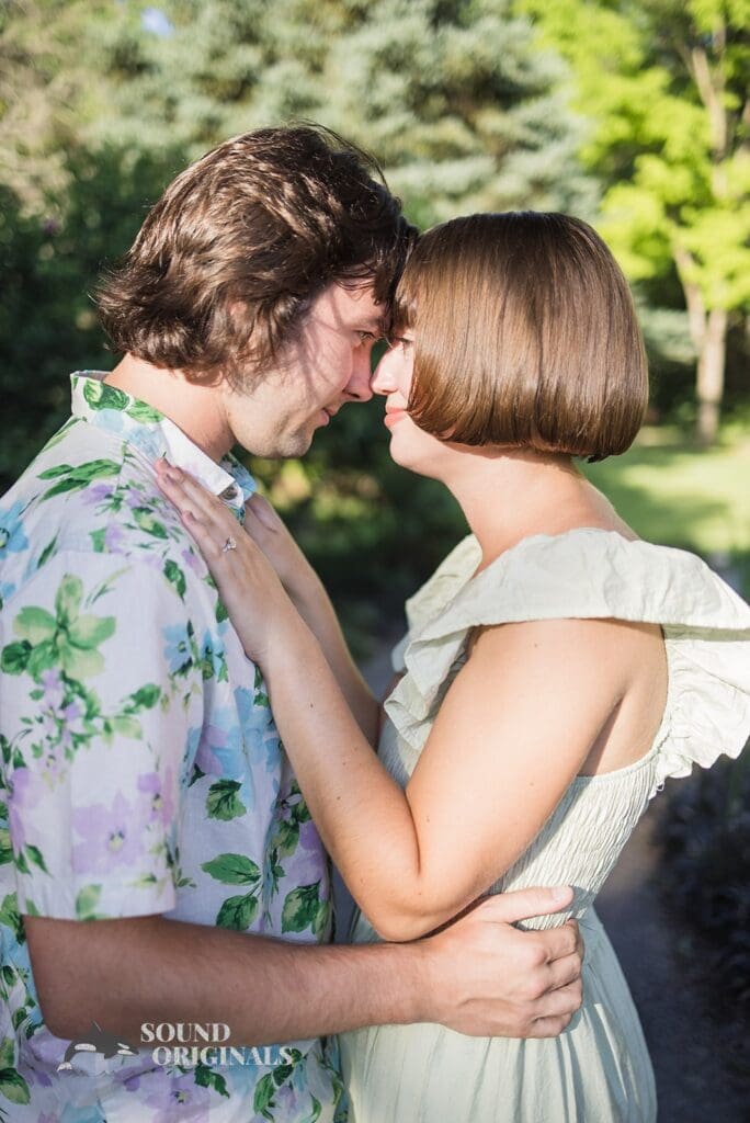 Meadowlark Garden Engagement // Isaiah + Abigail -