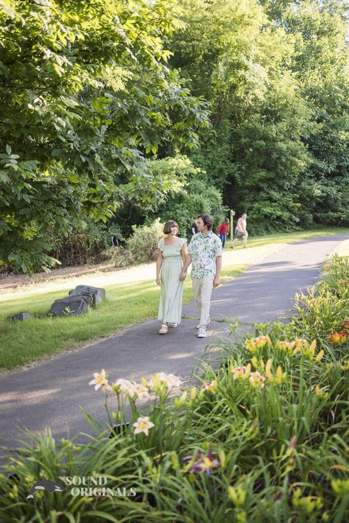 Meadowlark Garden Engagement // Isaiah + Abigail -