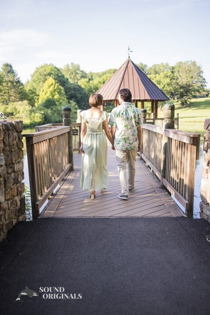 Meadowlark Garden Engagement // Isaiah + Abigail -