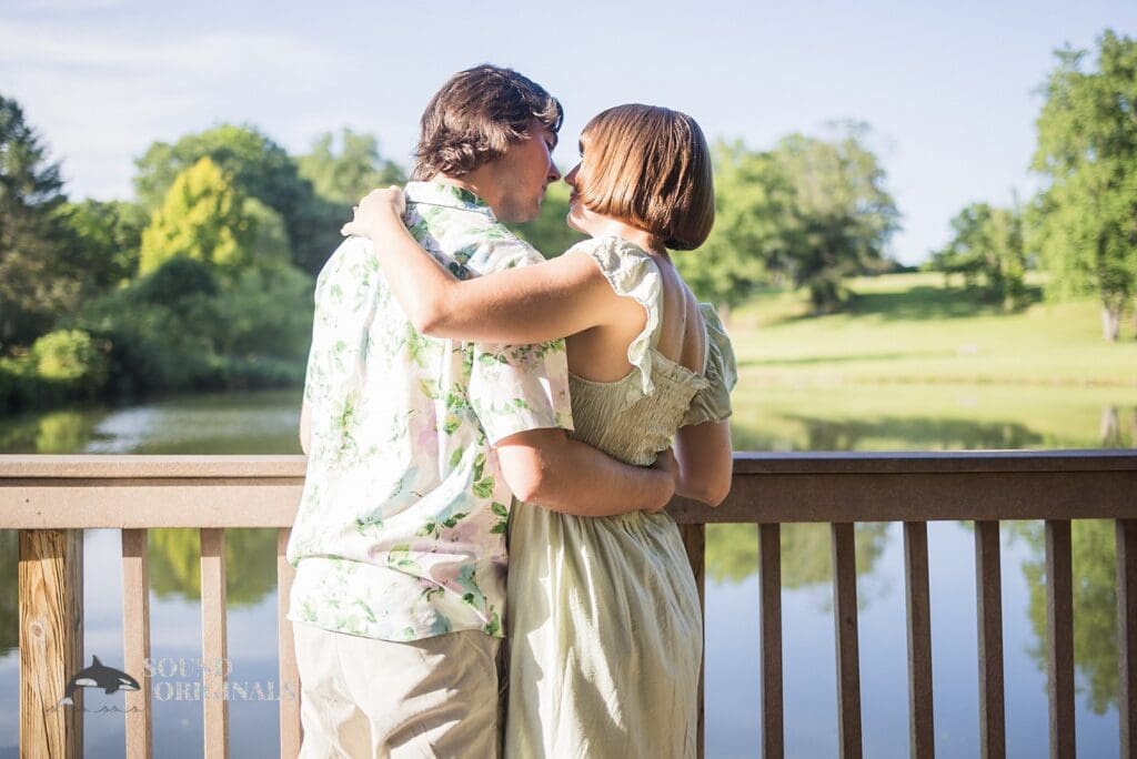 Meadowlark Garden Engagement // Isaiah + Abigail -