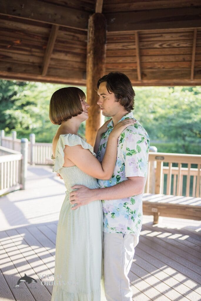 Meadowlark Garden Engagement // Isaiah + Abigail -