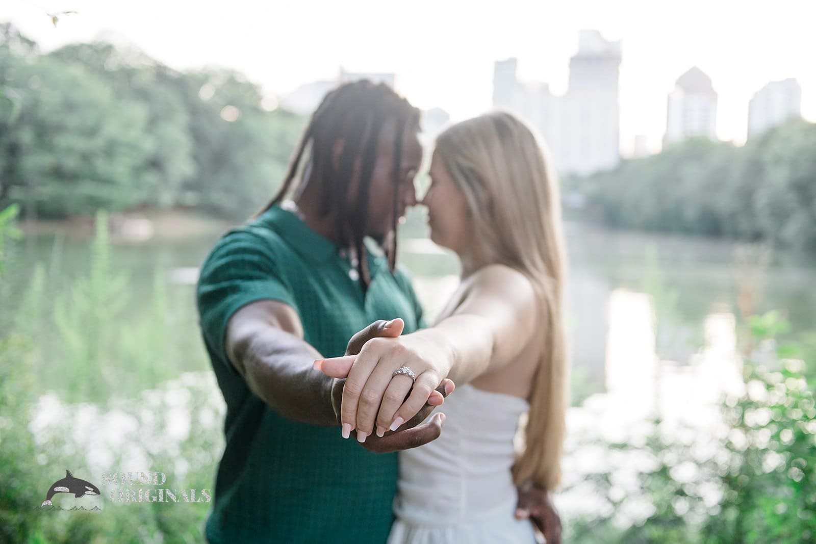 Piedmont Park Engagement // Cynthia + Justus -