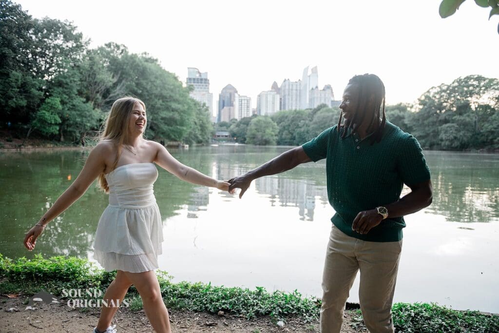 Cynthia + Justus Piedmont Park Engagement // Cynthia + Justus -