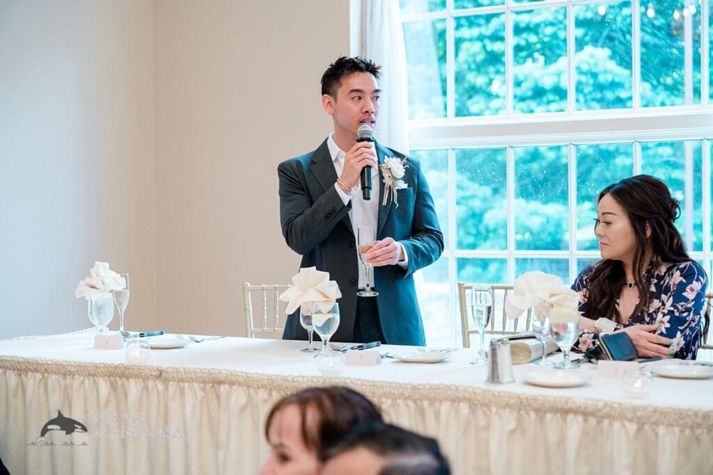 Speeches at The Abbington Distinctive Banquets Wedding