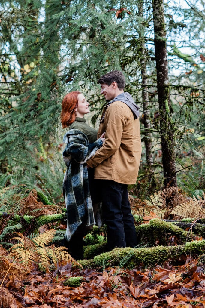 Portland Engagement Photography Ideas: PNW Romance with a Moody Twist -