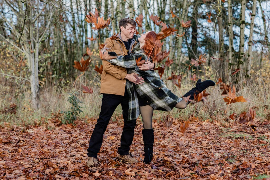 Portland Engagement Photography Ideas: PNW Romance with a Moody Twist -