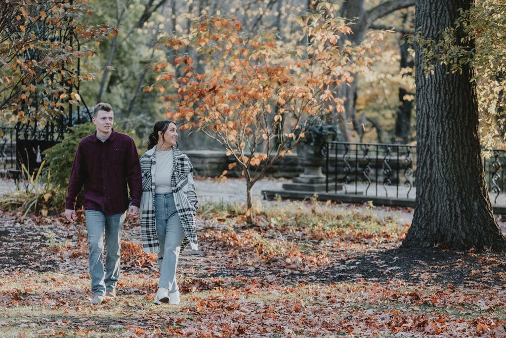 Brooklyn + Justin Cleveland Cultural Gardens Engagement // Brooklyn + Justin -
