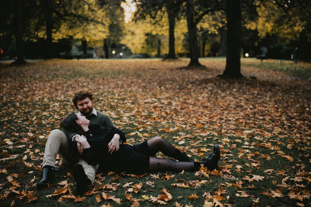Laurelhurst Park Engagement // Kiley + Chase -