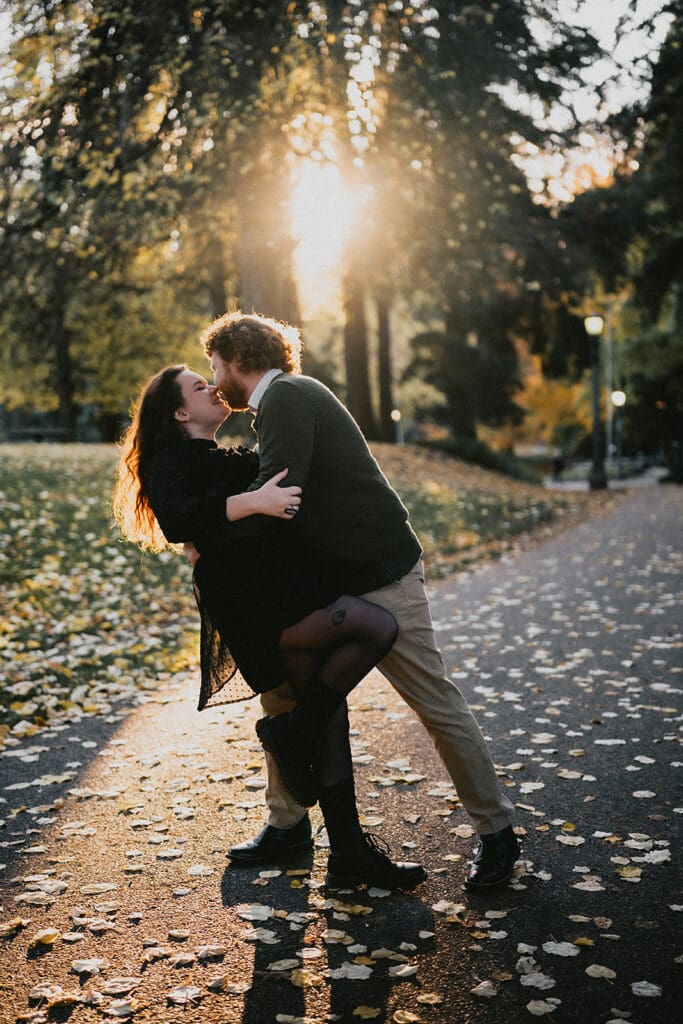 Laurelhurst Park Engagement // Kiley + Chase -