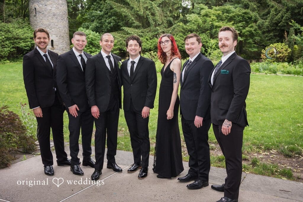 Duke Sculpture Garden at Dixon Mansion Wedding // Alyssa & Ian -