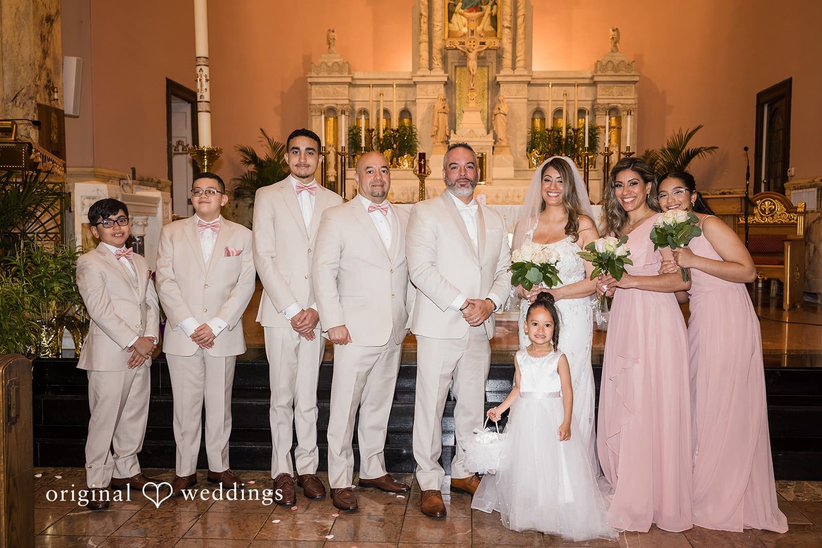 Holy Rosary Church in Jersey City Wedding // Samuel + Shanita -