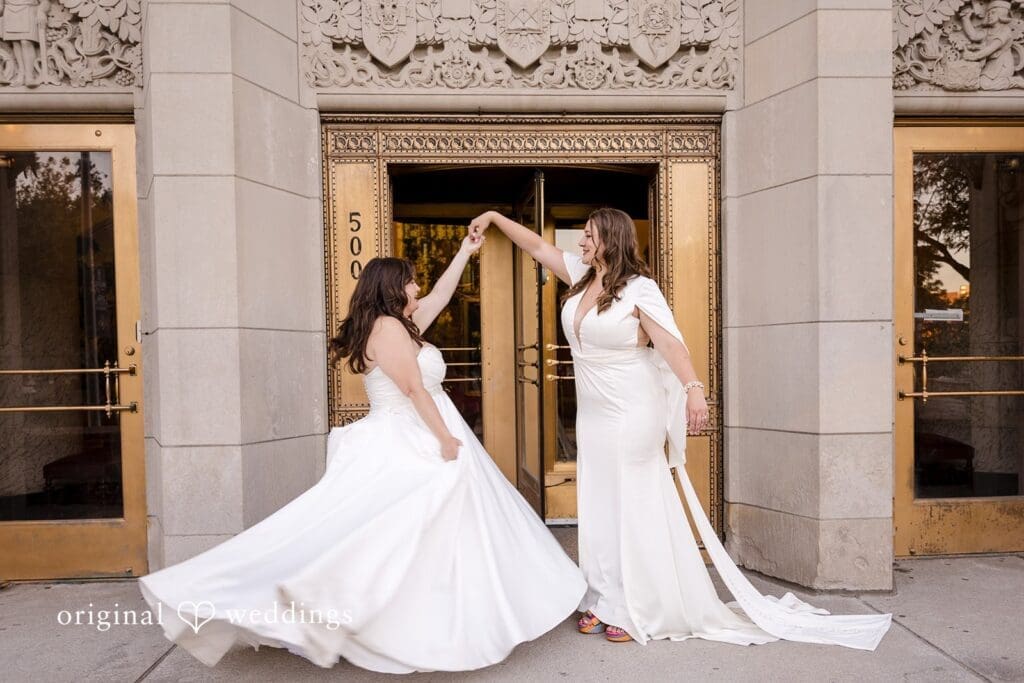 Masonic Temple Wedding // Brit & Sarah -