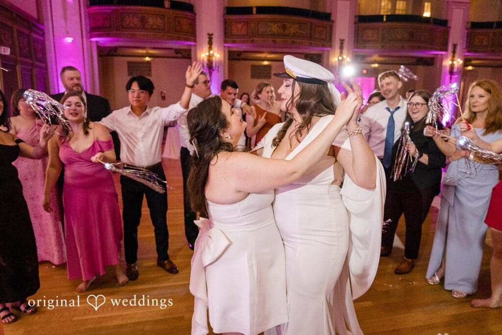 Masonic Temple Wedding // Brit & Sarah -