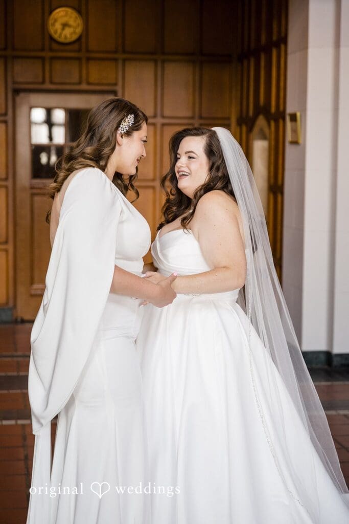 Masonic Temple Wedding // Brit & Sarah -
