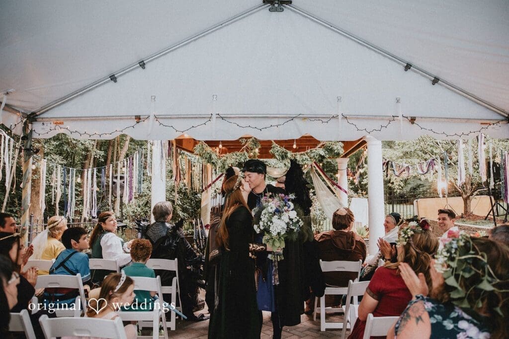 North Carolina Backyard Wedding // Heaven & Patrick -