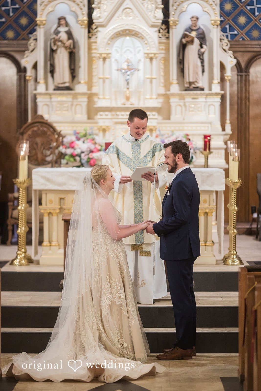 Saint Thomas Aquinas Church Wedding // Annie & Dominic -