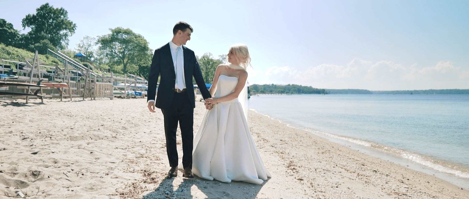 Head of the Bay Club Wedding Video // Noah & Anna -