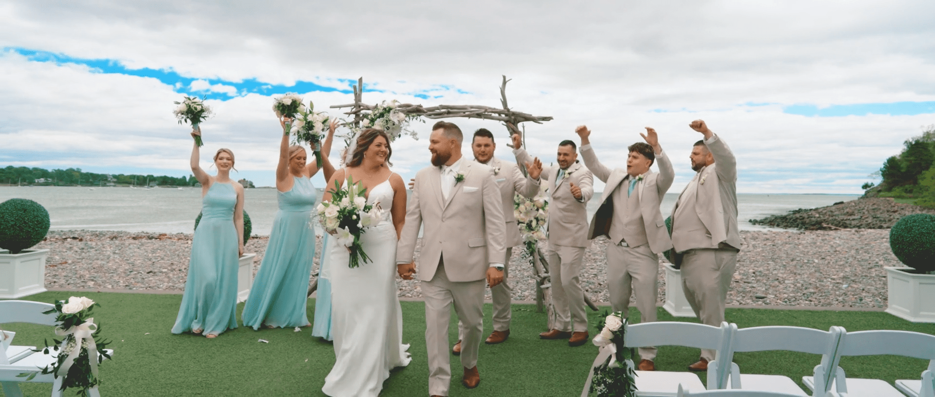 Oceanview of Nahant Wedding Video // Erika & Sean -