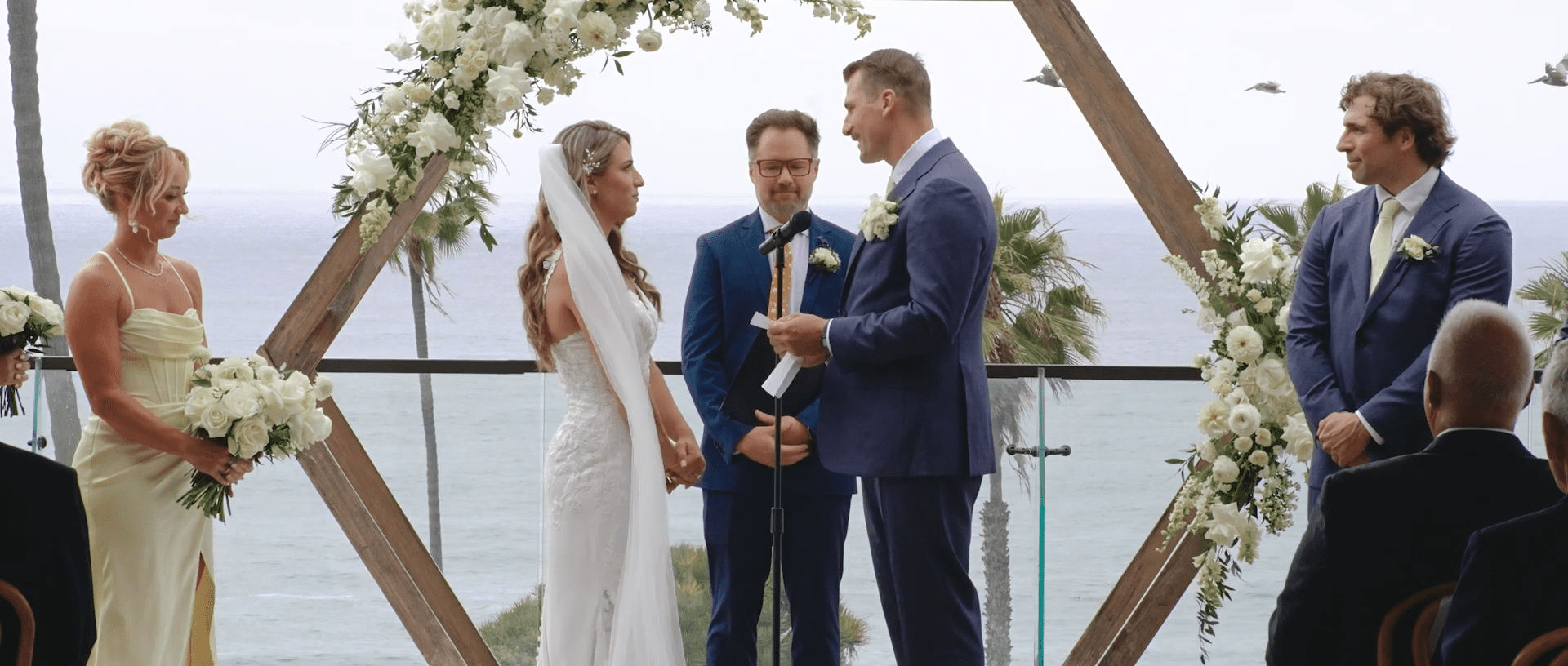 La Jolla Cove Rooftop Wedding Video // Lindsay & Ben -
