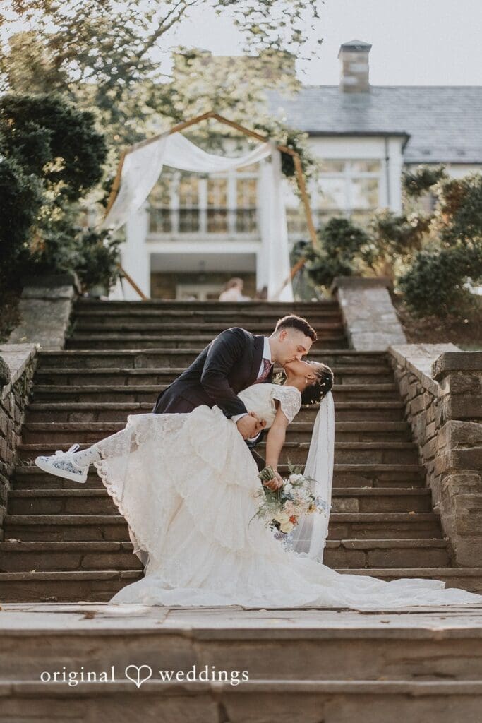 Washington DC wedding photography and videography at Glenview Mansion by Original Weddings, featuring Samantha and Adam’s elegant garden celebration.