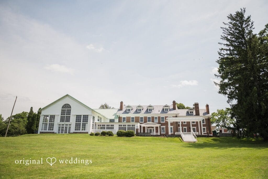 Elegant Washington DC wedding photography and videography at Raspberry Plain Manor by Original Weddings, featuring Megan and Zachary’s classic estate wedding.