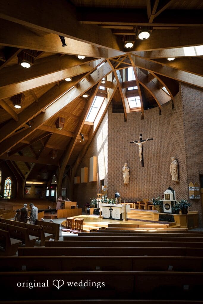 Saint Timothy Catholic Church Wedding // Abigail & Isaiah -