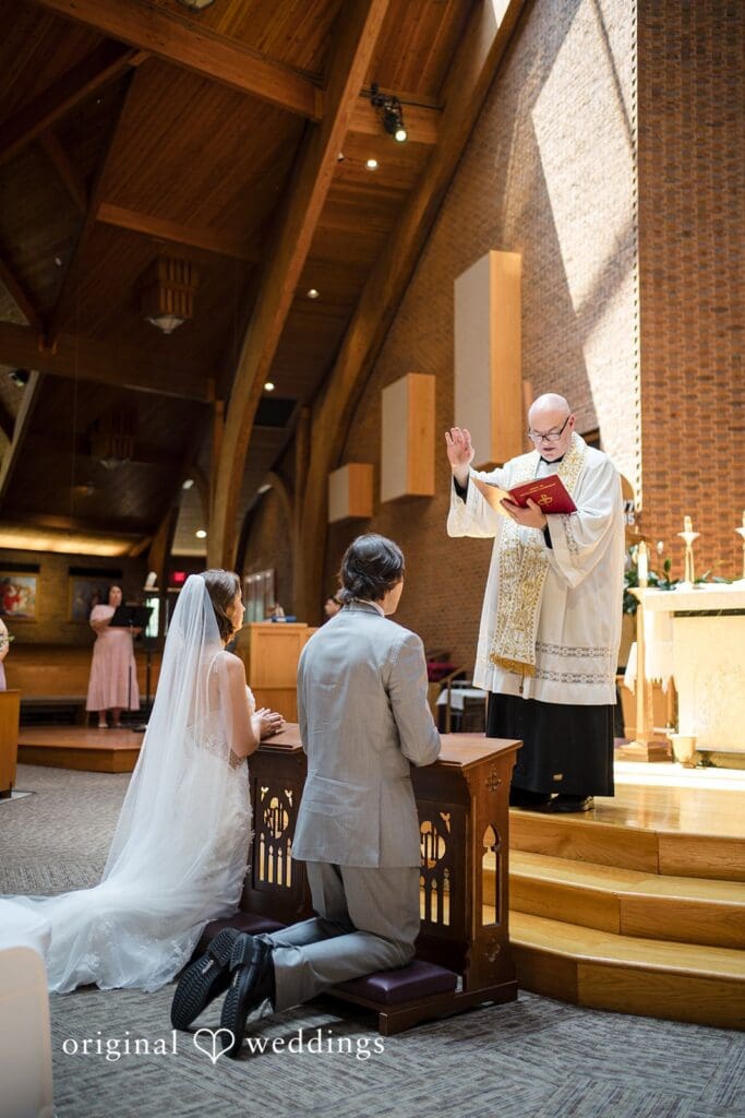 Saint Timothy Catholic Church Wedding // Abigail & Isaiah -