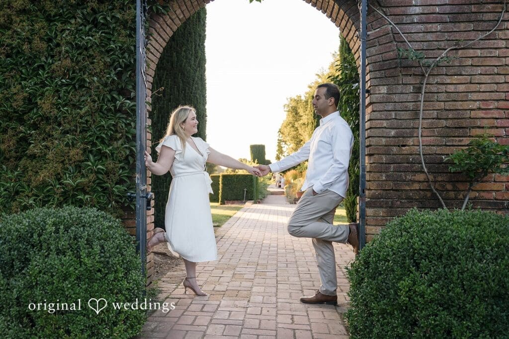 Filoli Historic House & Garden engagement photography by San Francisco Wedding Photography & Videography, one of the 24 Best Places for Engagement Photos in San Francisco