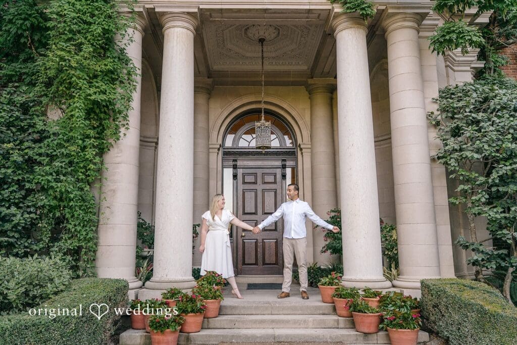 Filoli Historic House & Garden engagement photography by San Francisco Wedding Photography & Videography, one of the 24 Best Places for Engagement Photos in San Francisco