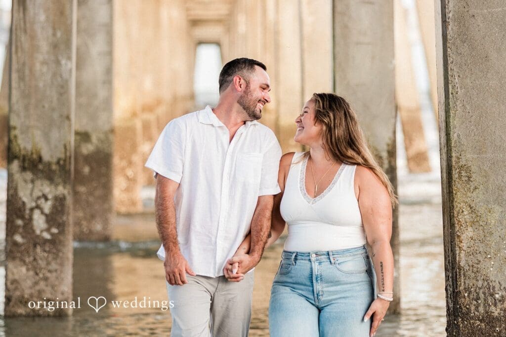 Alex + Courtney Folly Beach Engagement // Alex & Courtney -