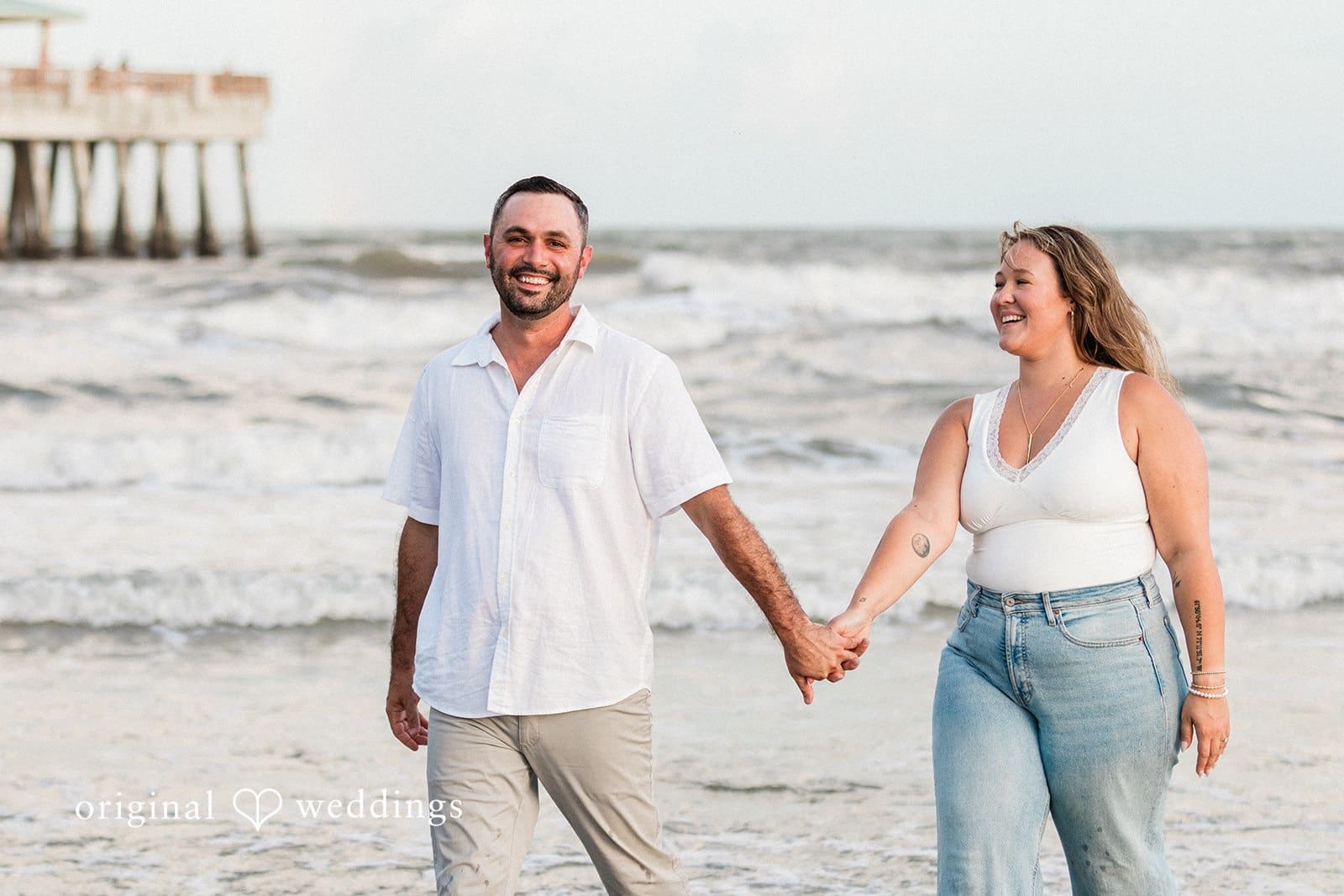 Folly Beach Engagement // Alex & Courtney -