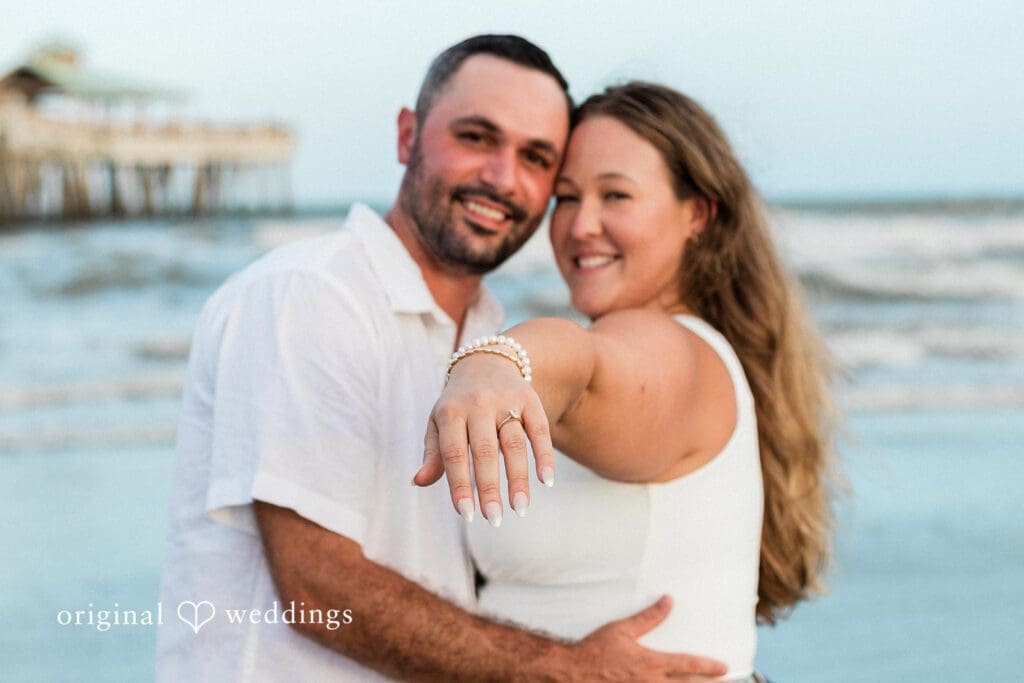 Alex + Courtney Folly Beach Engagement // Alex & Courtney -
