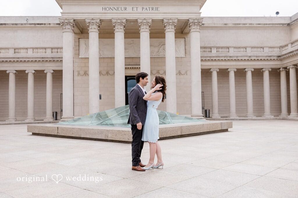 Legion of Honor engagement photography by San Francisco Wedding Photography & Videography, one of the 24 Best Places for Engagement Photos in San Francisco