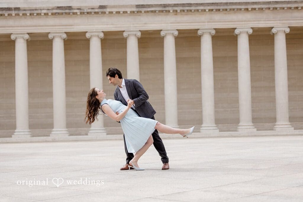 Legion of Honor engagement photography by San Francisco Wedding Photography & Videography, one of the 24 Best Places for Engagement Photos in San Francisco