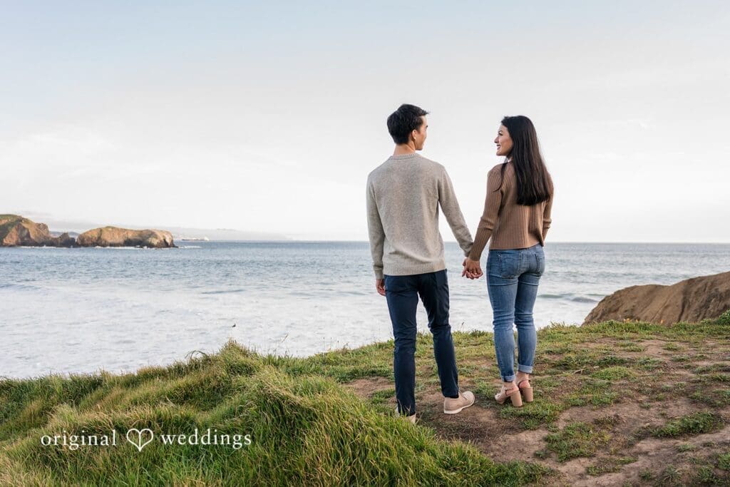 Marin Headlands - Rodeo Beach Engagement Photography by San Francisco Wedding Photography & Videography