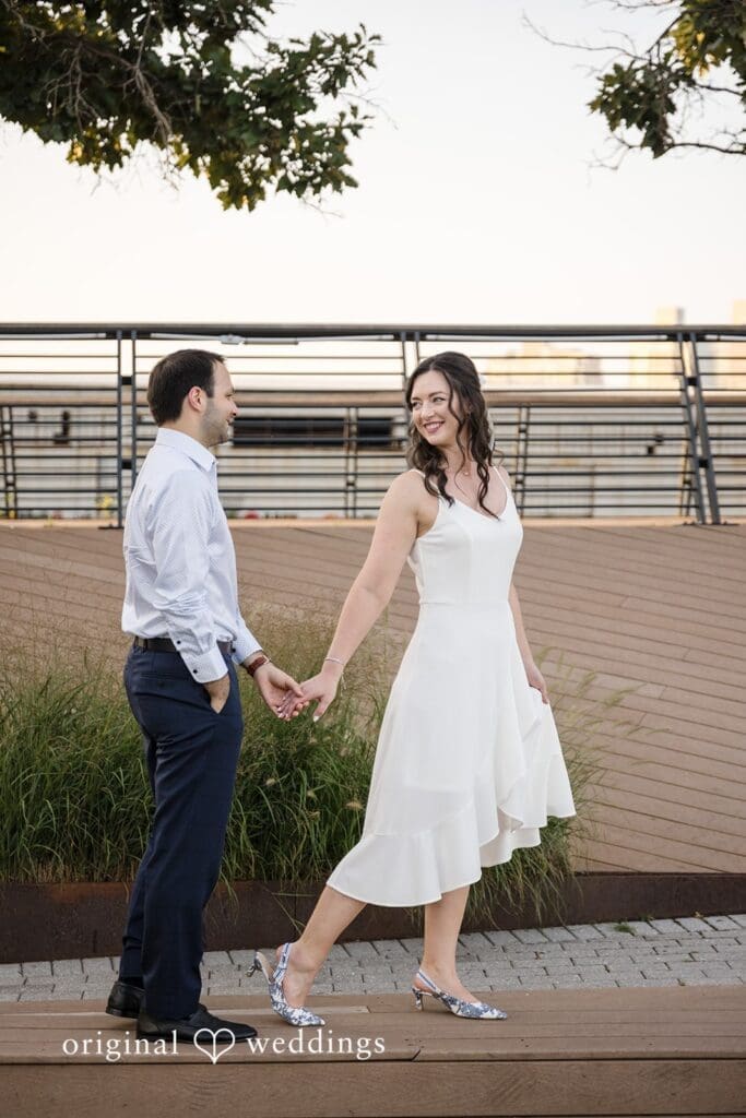 Race Street Pier Engagement // Madalyn & Vincent -