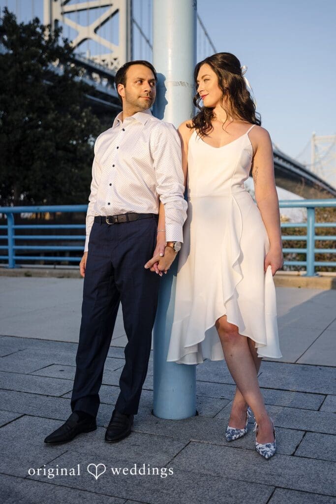 Race Street Pier Engagement // Madalyn & Vincent -