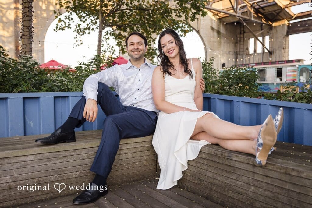 Race Street Pier Engagement // Madalyn & Vincent -